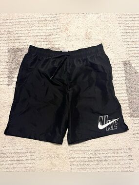 Nike VTG Black Shorts with Logo